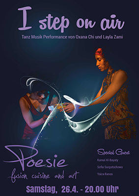 Flyer Cafe Theater Poesie Berlin 2014